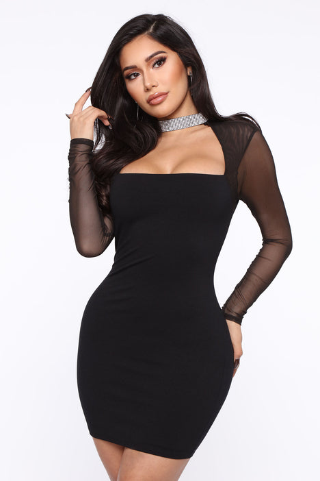 Evening Best Mini Dress - Black ...